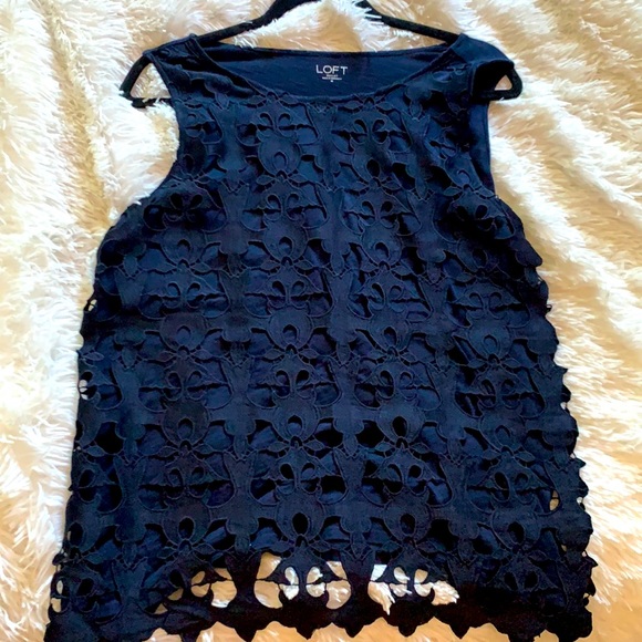 Medium loft navy tank cutout pattern - Picture 1 of 3